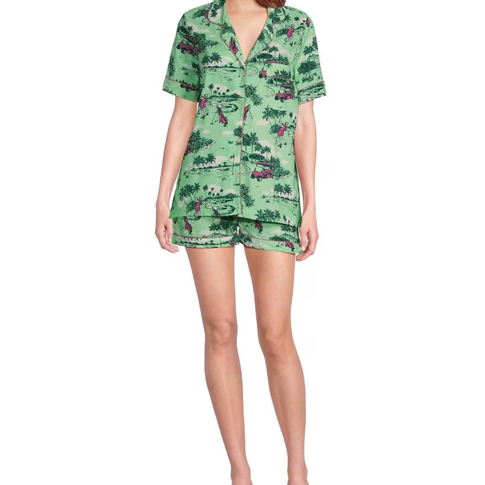 Printfresh Golf Toile Women's Pajama Set